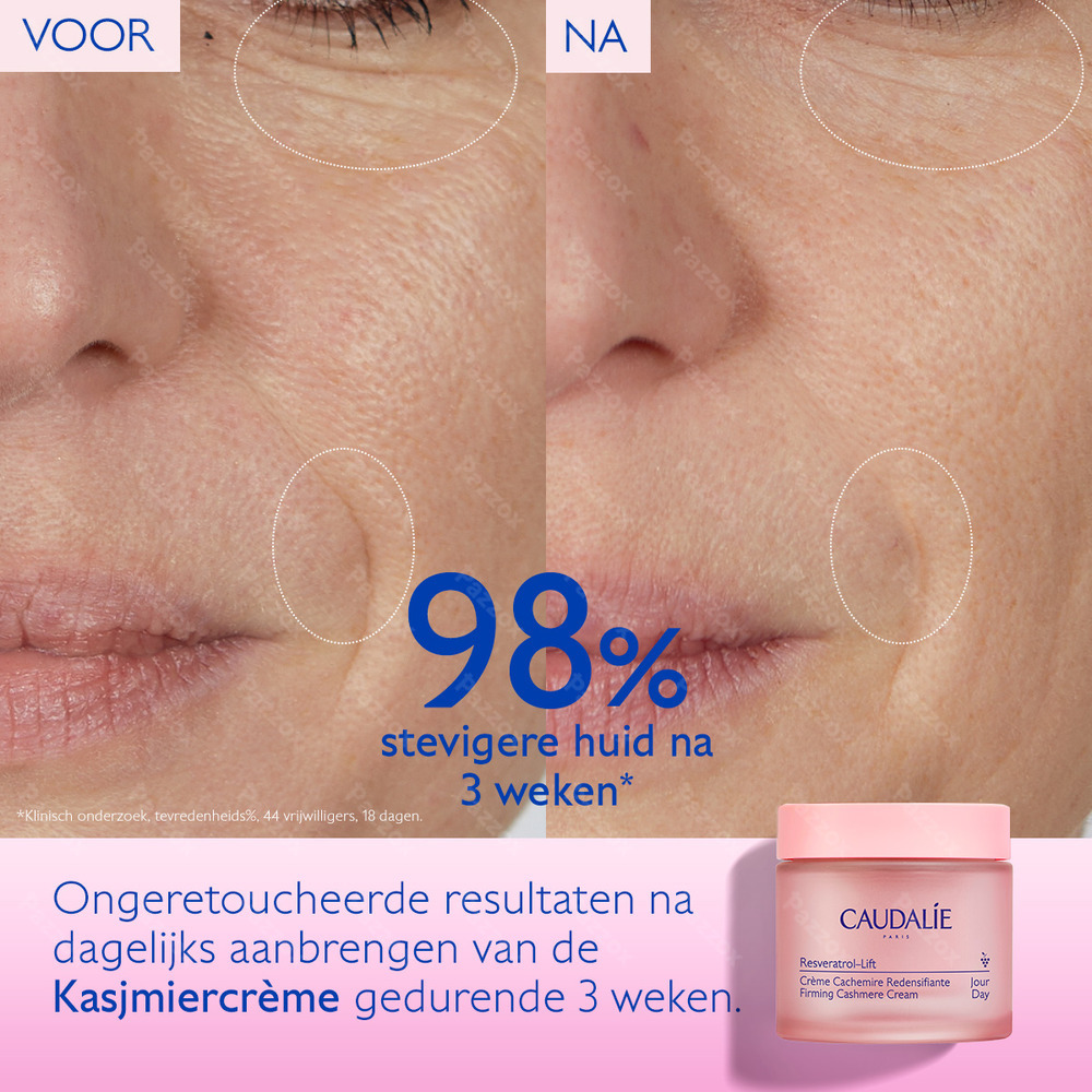 Caudalie Resveratrol Lift Verstevigende Kasjmiercrème Navulling 50ml