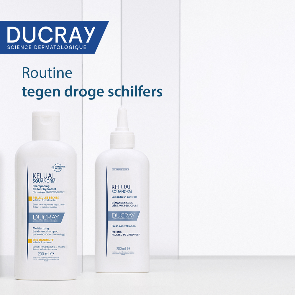 Ducray Kelual Squanorm Shampoo Droge Schilfers 400ml