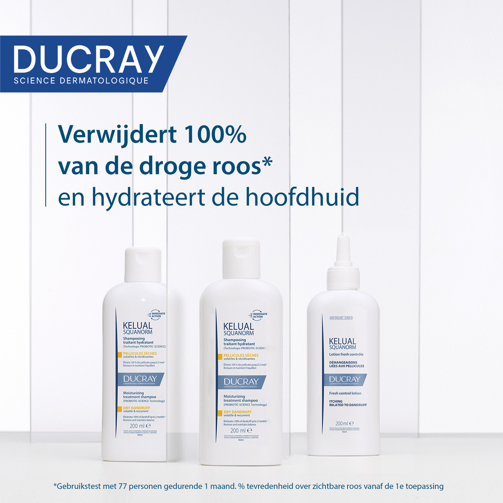 Ducray Kelual Squanorm Shampoo Droge Schilfers 400ml