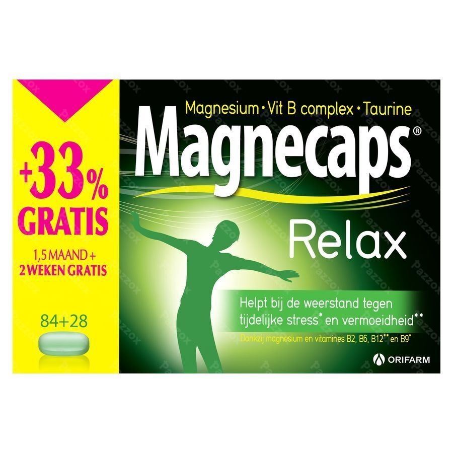 Magnecaps Relax 84 Tabletten + 28 Tabletten Gratis