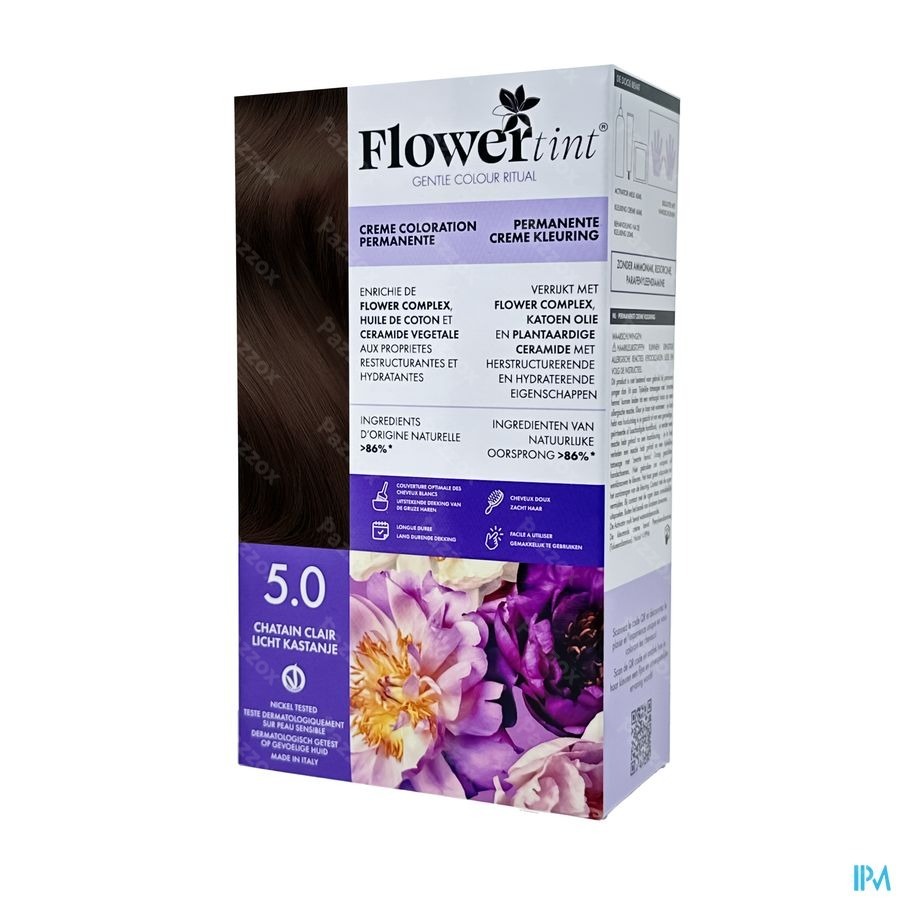 Flowertint Licht Kastanje 5.0 140ml