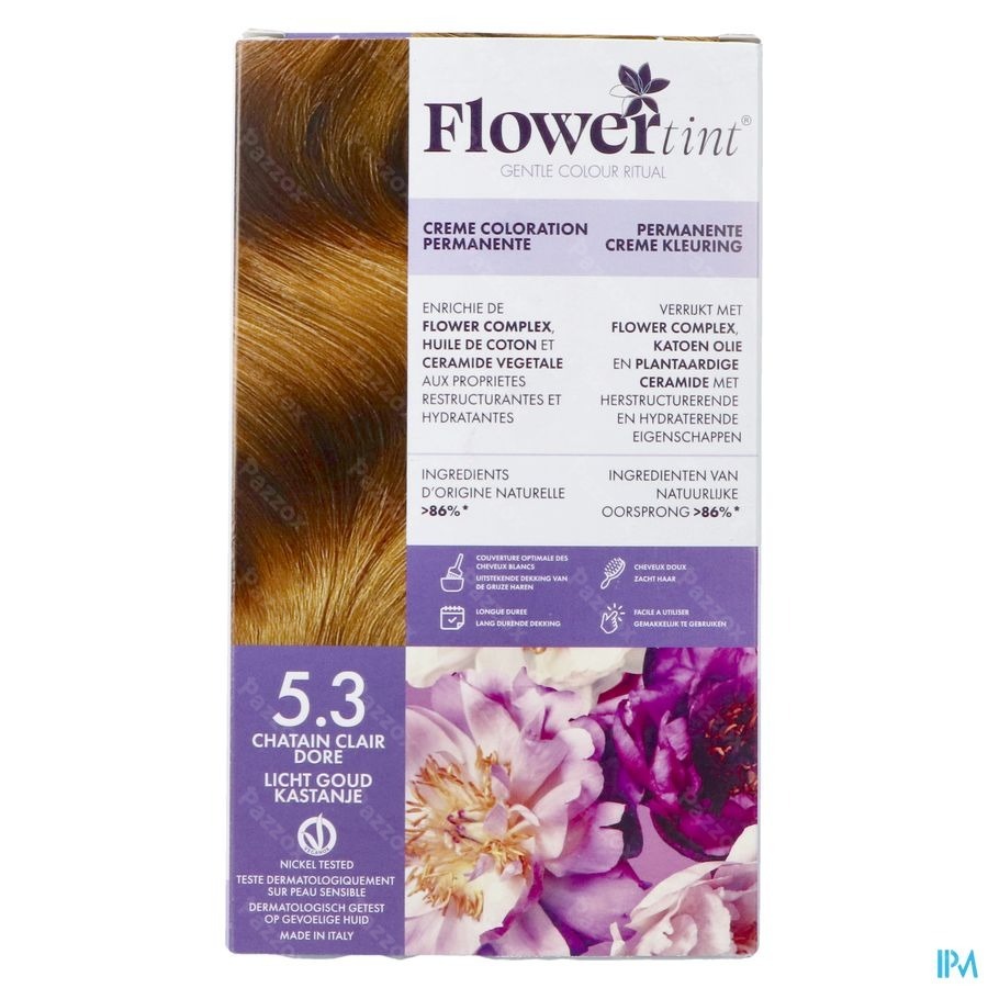 Flowertint Licht Goud Kastanje 5.3 140ml