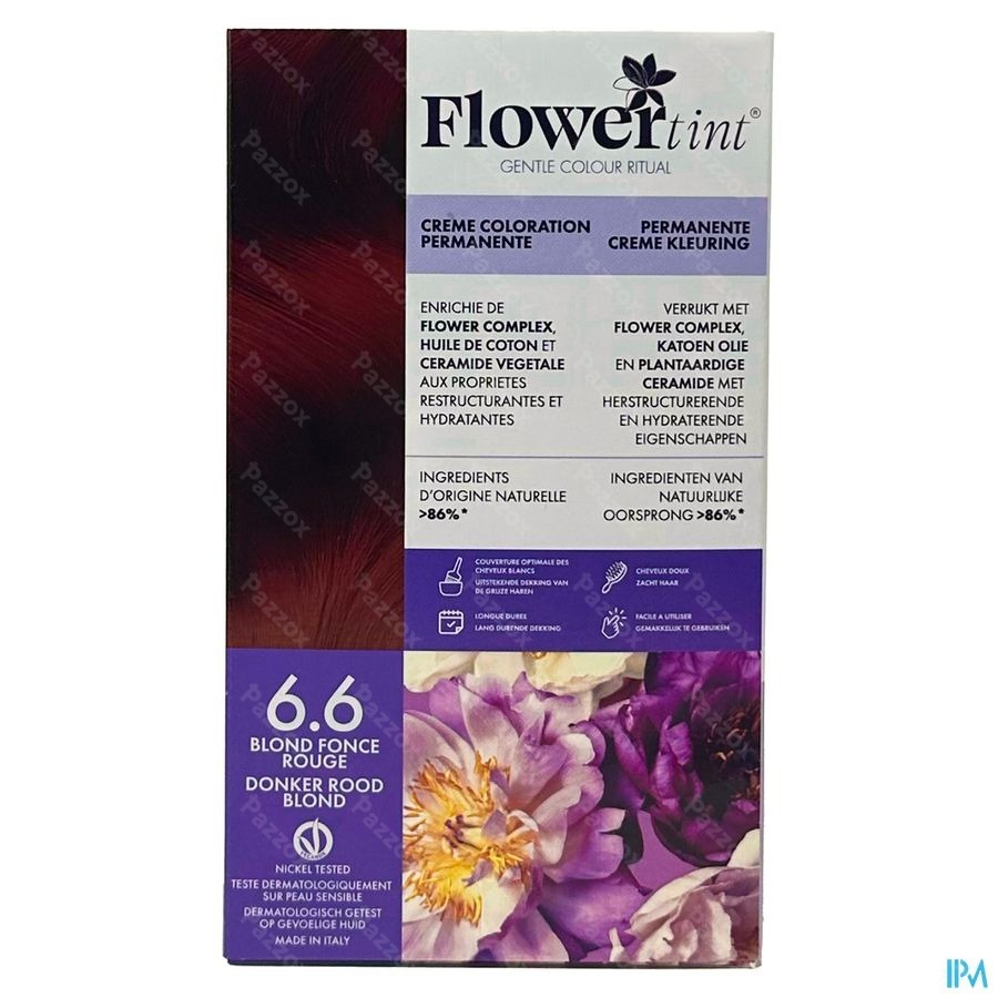 Flowertint Donker Blond Intens Rood 6.6 140ml