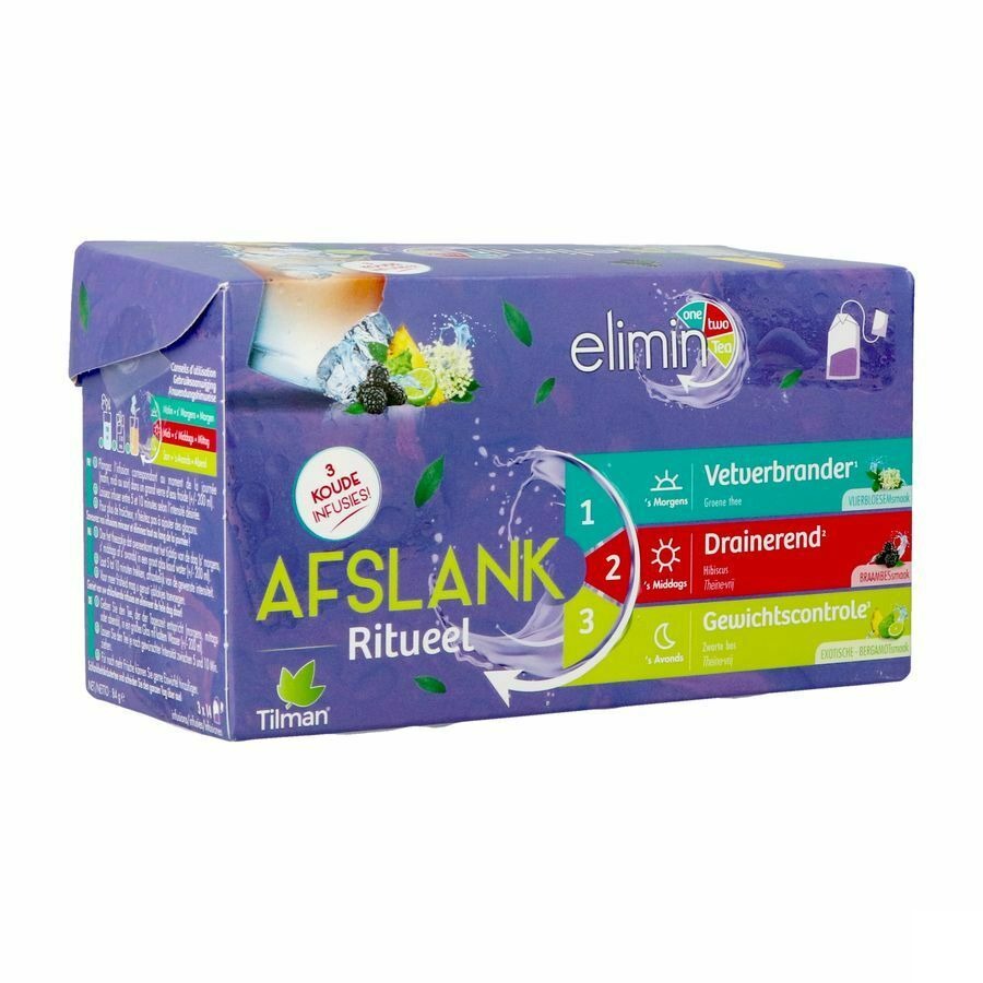 Elimin One Two Tea Purple Tea Bags 3x14