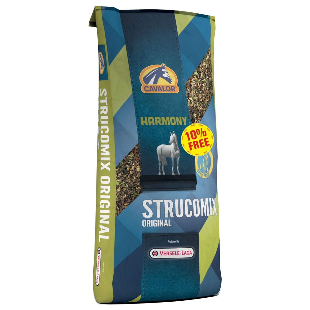 Cavalor Harmony Strucomix Original 16,5kg Promo Kruidige, Vezelrijke en Havervrije Structuurmix