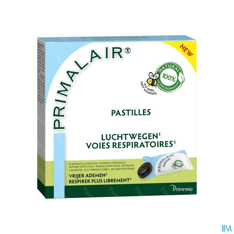 Primalair Luchtwegen 20 Pastilles