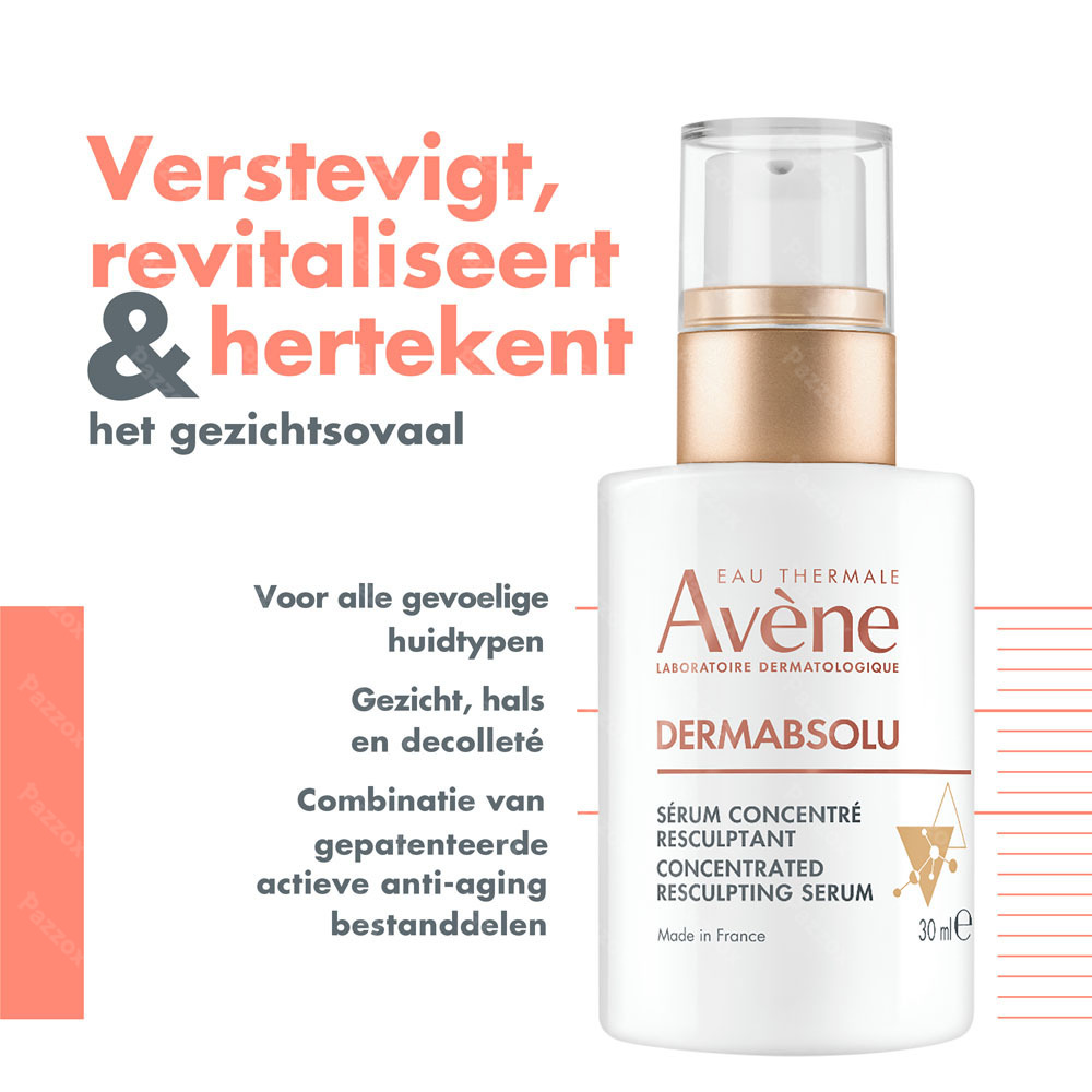 Avène Dermabsolu geconcentreerd resculpting serum anti-aging, Bakuchiol & Pro-ceramiden 30ml