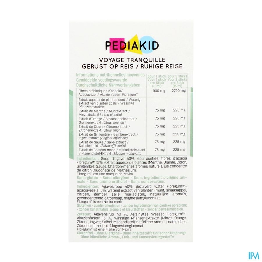 Pediakid Gerust Op Reis Stick 10x5ml