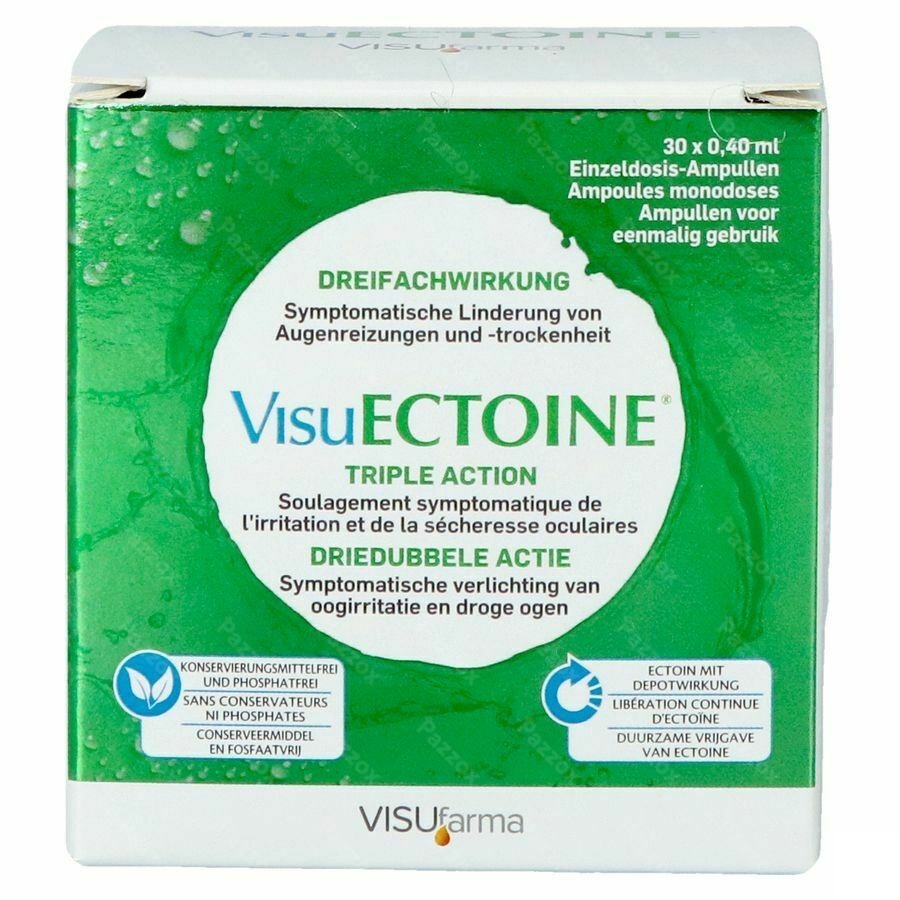 Visuectoine Driedubbele Actie Oogdruppels 12ml
