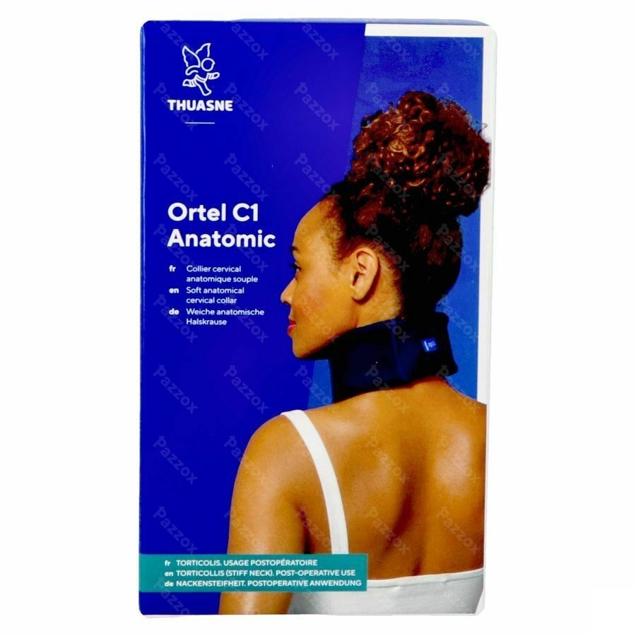 Nekbrace Ortel C1 Anat H 9cm Blauw M3