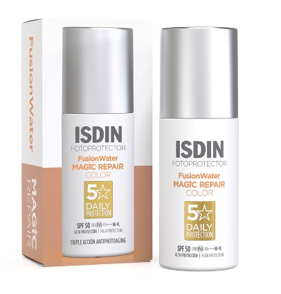 Isdin Foto Ultra Dagcrème Fusion Water Magic Repair Color SPF50 50ml