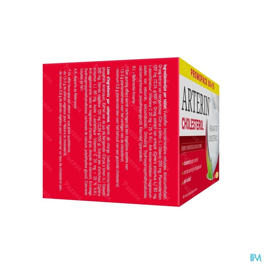 Arterin Cholesterol Tabl 90+15 Promo