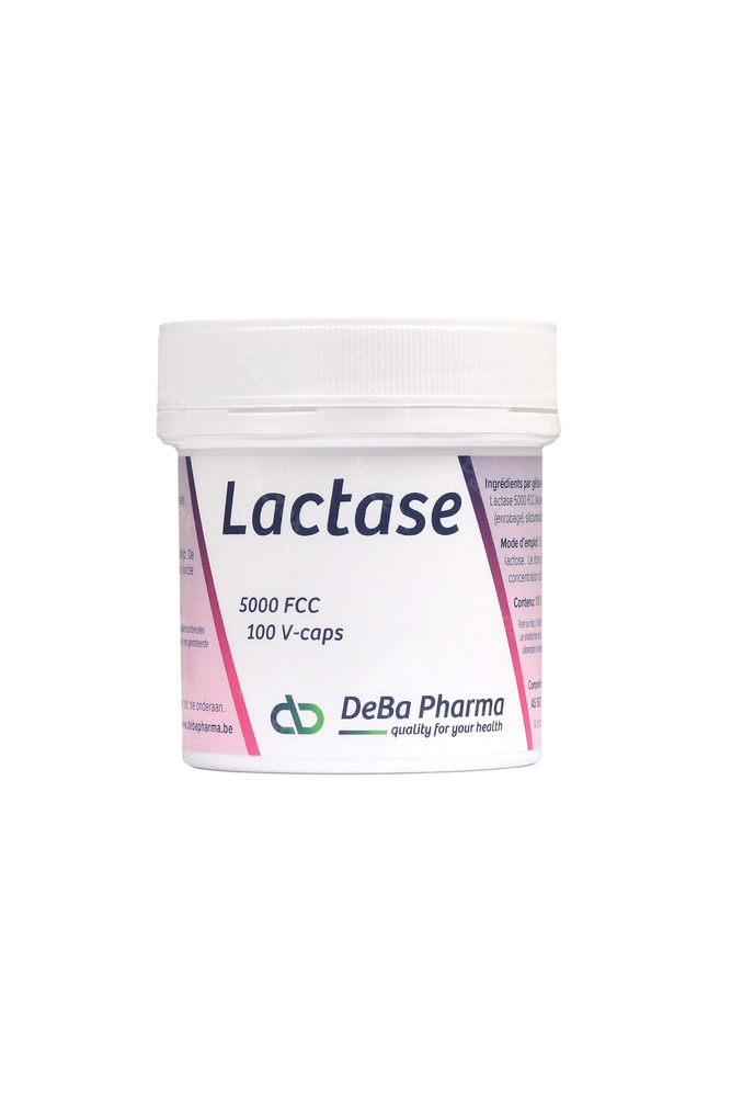 Deba Pharma Lactase 5000 FCC 100 Plantaardige Capsules