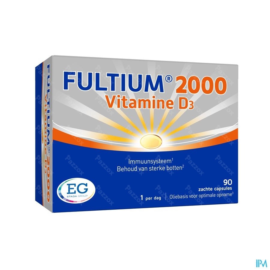 Fultium D3 2000 90 Zachte Capsules
