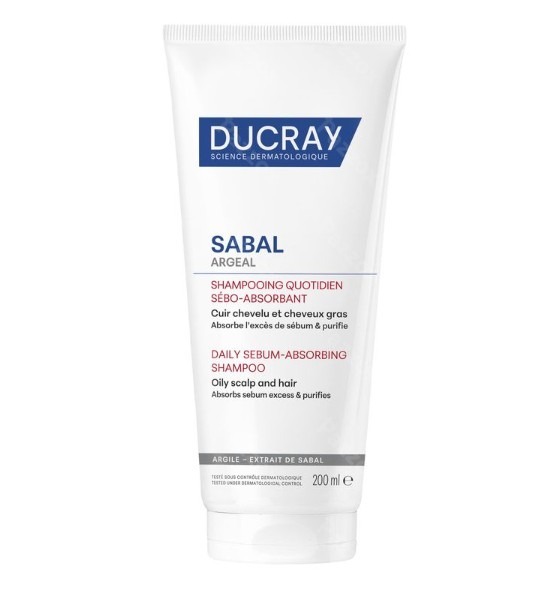 Ducray Sabal Argeal Dag. Sh Talgabsorberende 200ml