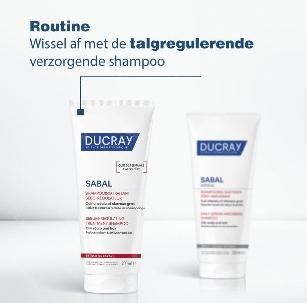Ducray Sabal Argeal Dag. Sh Talgabsorberende 200ml