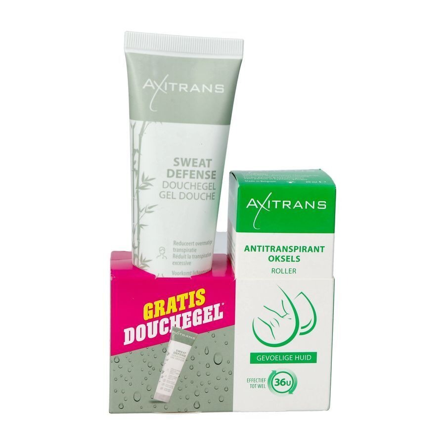 Axitrans Roller Gevoelige Huid 20 ml + Douchegel 100 ml Gratis