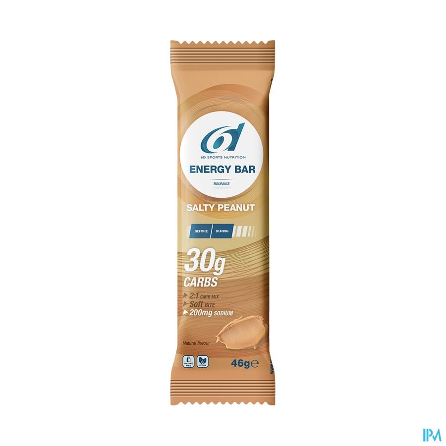6d Energy Bar Salty Peanut 6x46g