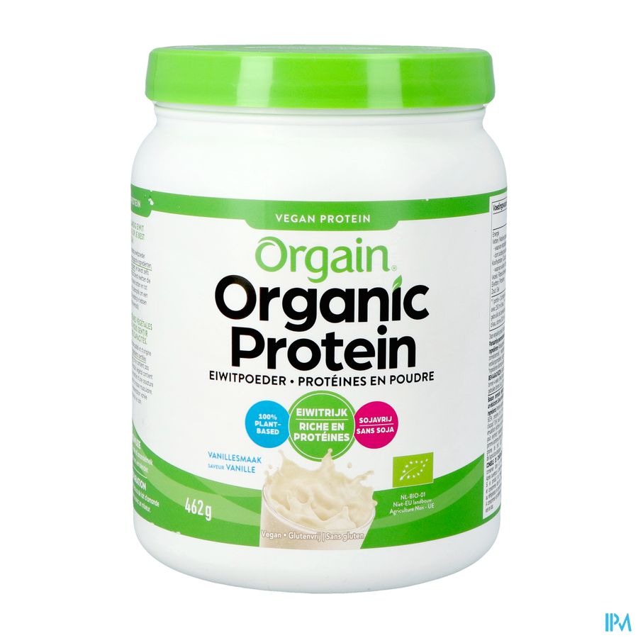 Orgain Organic Protein Vanillesmaak Poeder 462g