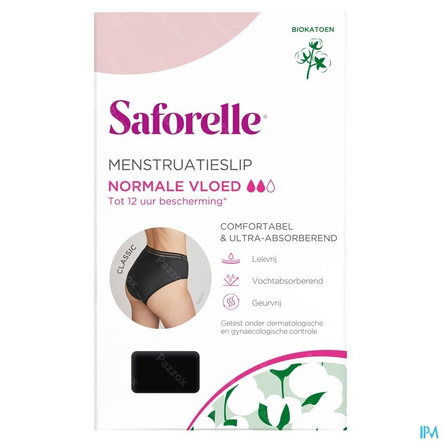 Saforelle Slip Classq Normale Vloed M38