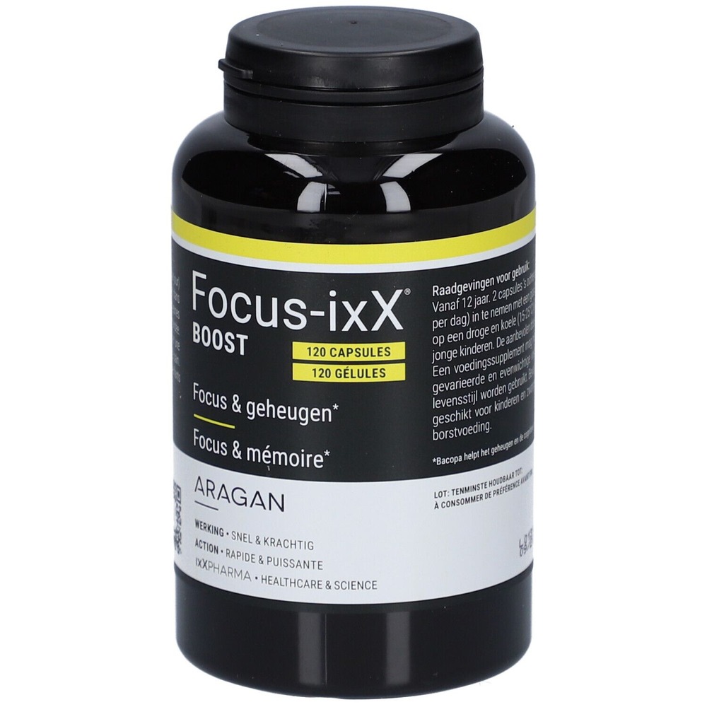 Focus-IxX Boost Geheugen Concentratie 120 Capsules