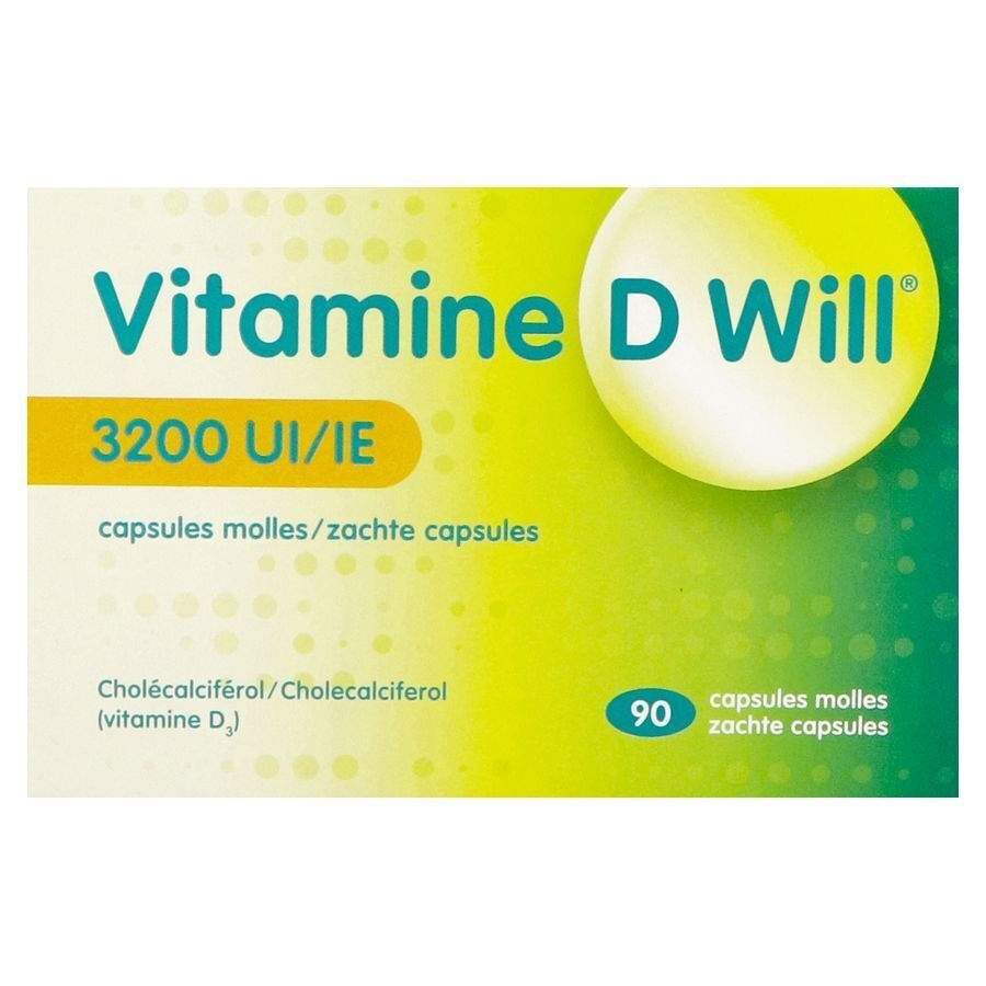 Vitamine D Will 3200ie Zachte Caps 90