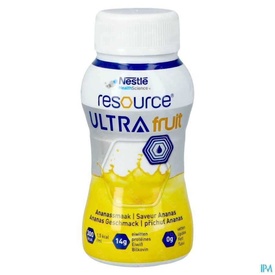 Resource Ultra Fruit Ananassmaak 4x200ml