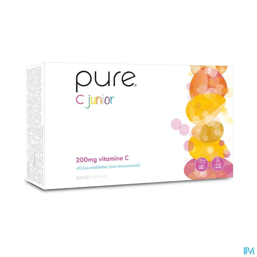 Pure C Junior Sinaassmaak Kauwtabl 40