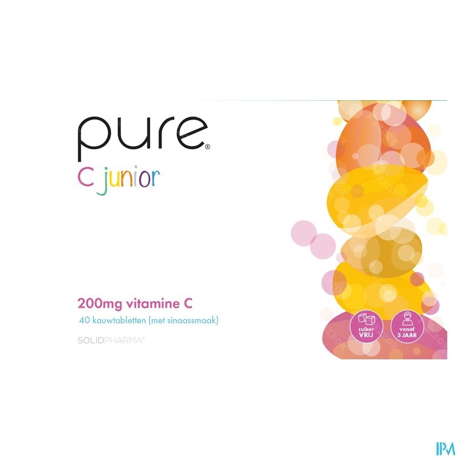 Pure C Junior Sinaassmaak Kauwtabl 40