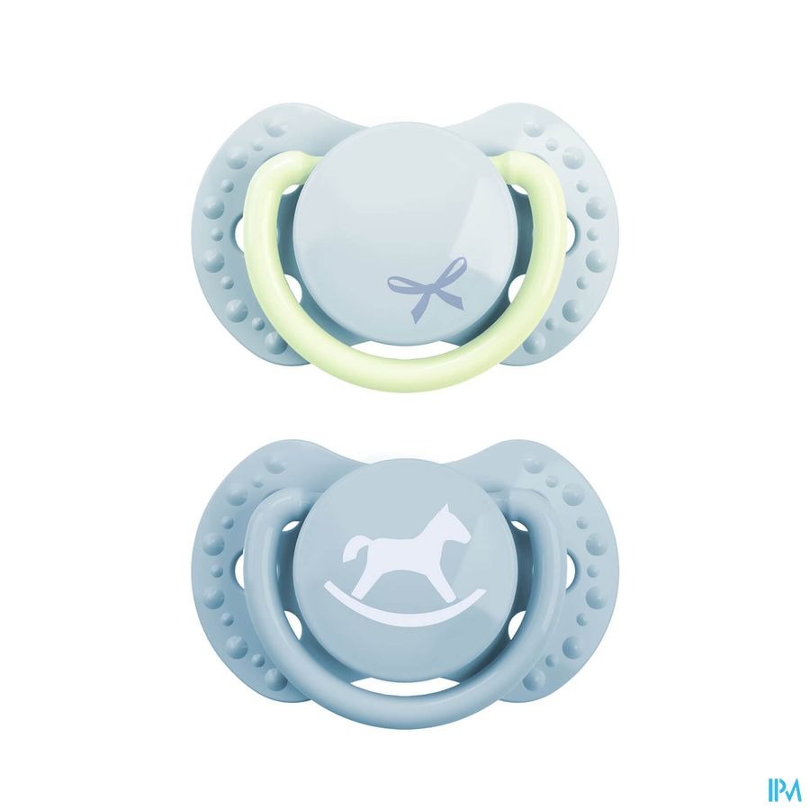 Difrax Fopspeen Dynamic Newborn Babyshower Blue 2