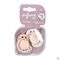 Difrax Fopspeen Dynamic Newborn Babyshower Pink 2