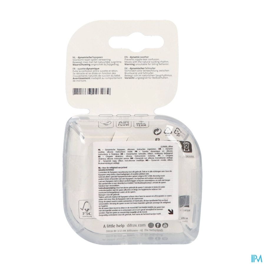 Difrax Fopspeen Dynamic Botanic 3m+ 2