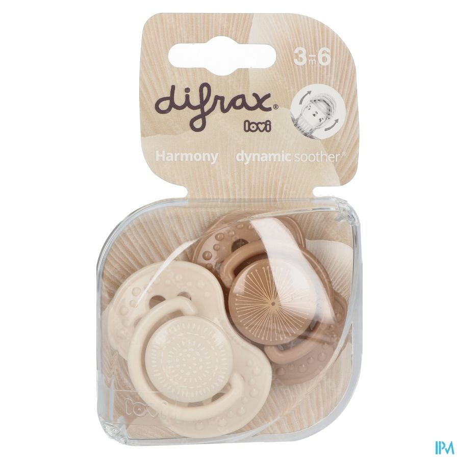 Difrax Fopspeen Dynamic Harmony 3m+ 2