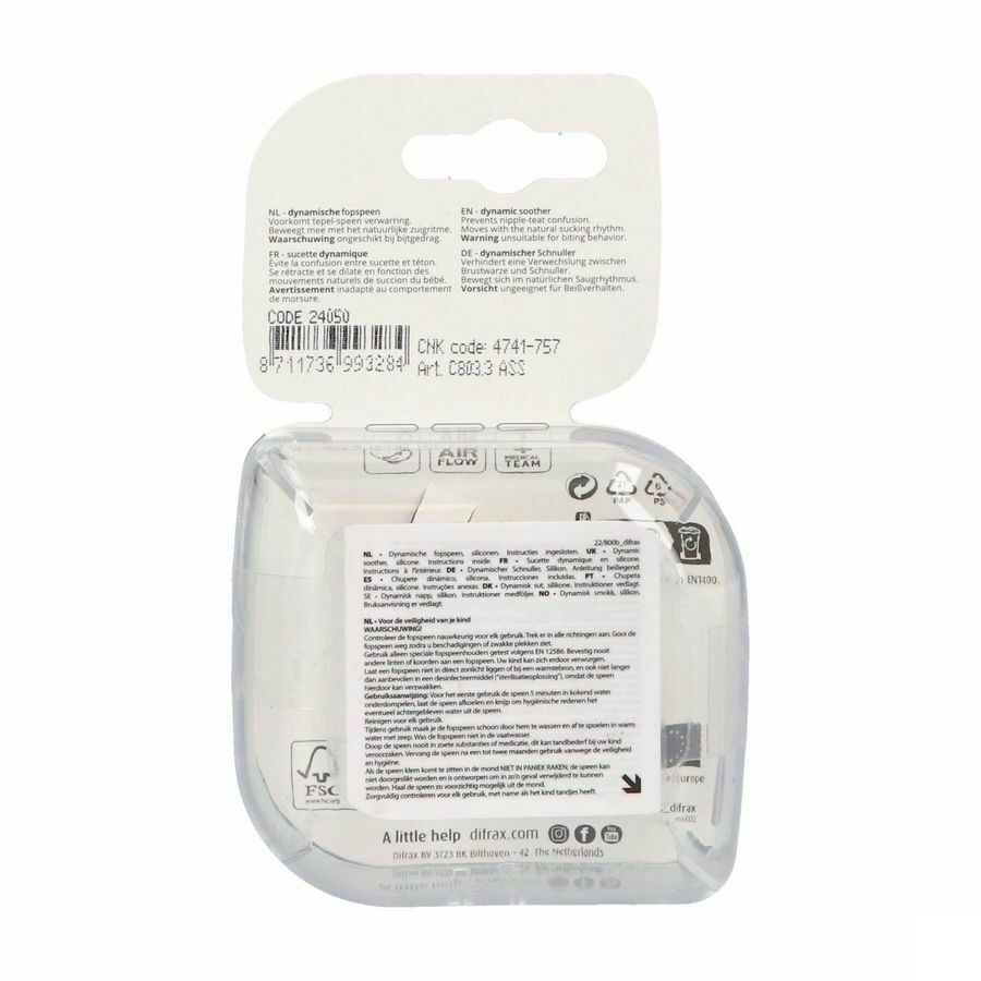 Difrax Fopspeen Dynamic Botanic 18m+ 2