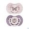 Difrax Fopspeen Dynamic Botanic Pink&purple 18m+ 2
