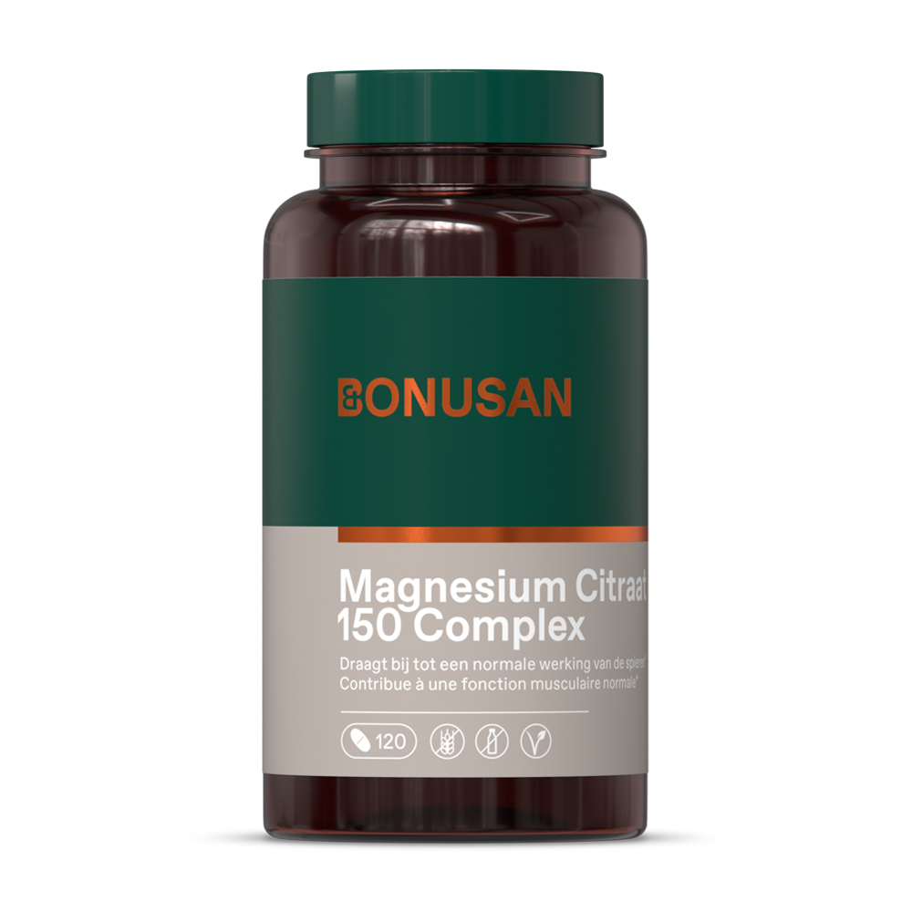Bonusan Magnesium Citraat 150 mg Plus 120 Tabletten