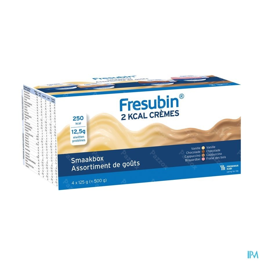 Fresubin 2 Kcal Cremes Smaakpakket 4x125g