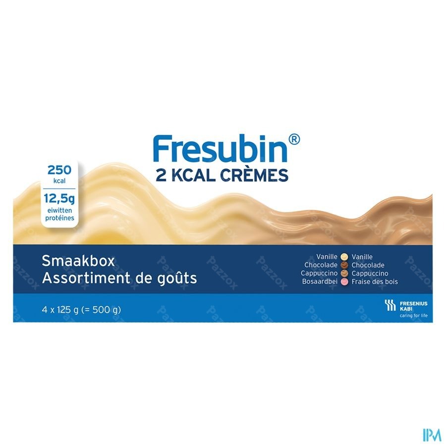 Fresubin 2 Kcal Cremes Smaakpakket 4x125g