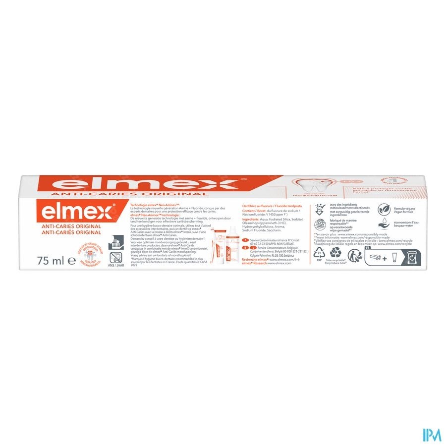 Elmex Anti-Cariës Original Tandpasta 75ml