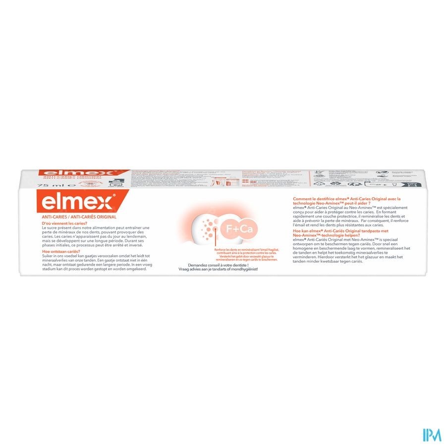 Elmex Anti-Cariës Original Tandpasta 75ml