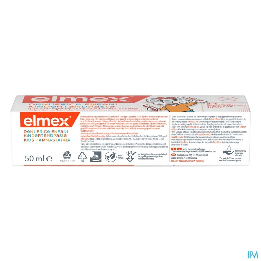 Elmex Kindertandpasta 2-6j 50ml