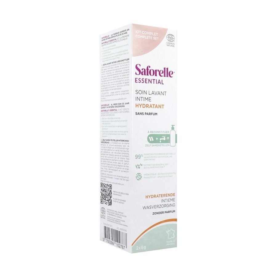 Saforelle Essential Hydraterende Intieme Wasoplossing 2 Producten