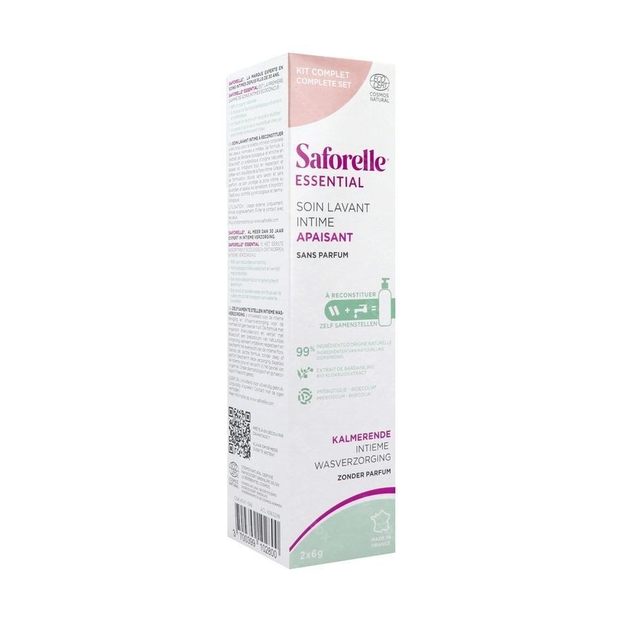 Saforelle Essential Verzachtende Intieme Wasoplossing 2 Producten