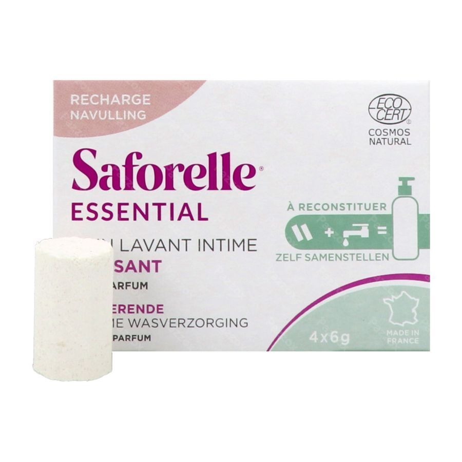 Saforelle Essential Intieme Wasverzorging Navulling 4x6g