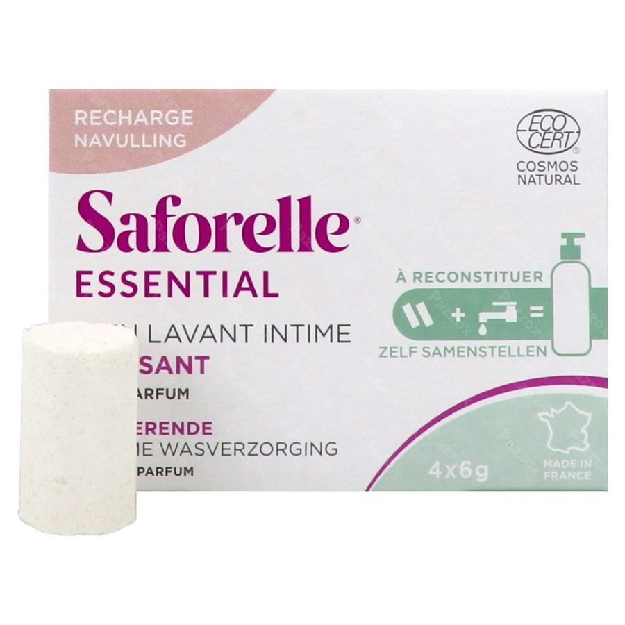 Saforelle Essential Intieme Wasverzorging Navulling 4x6g