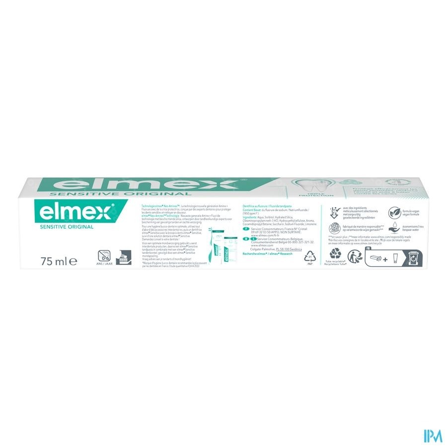 Elmex Sensitive Original Tandpasta Tube 75ml