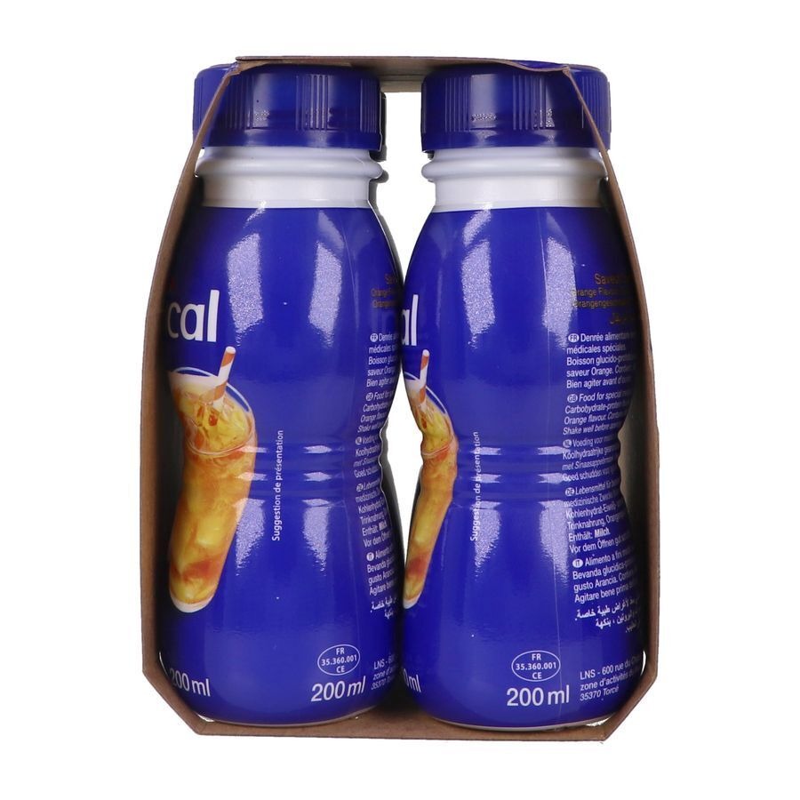 Delical Fruitdrink Sinaasappel 4x200ml