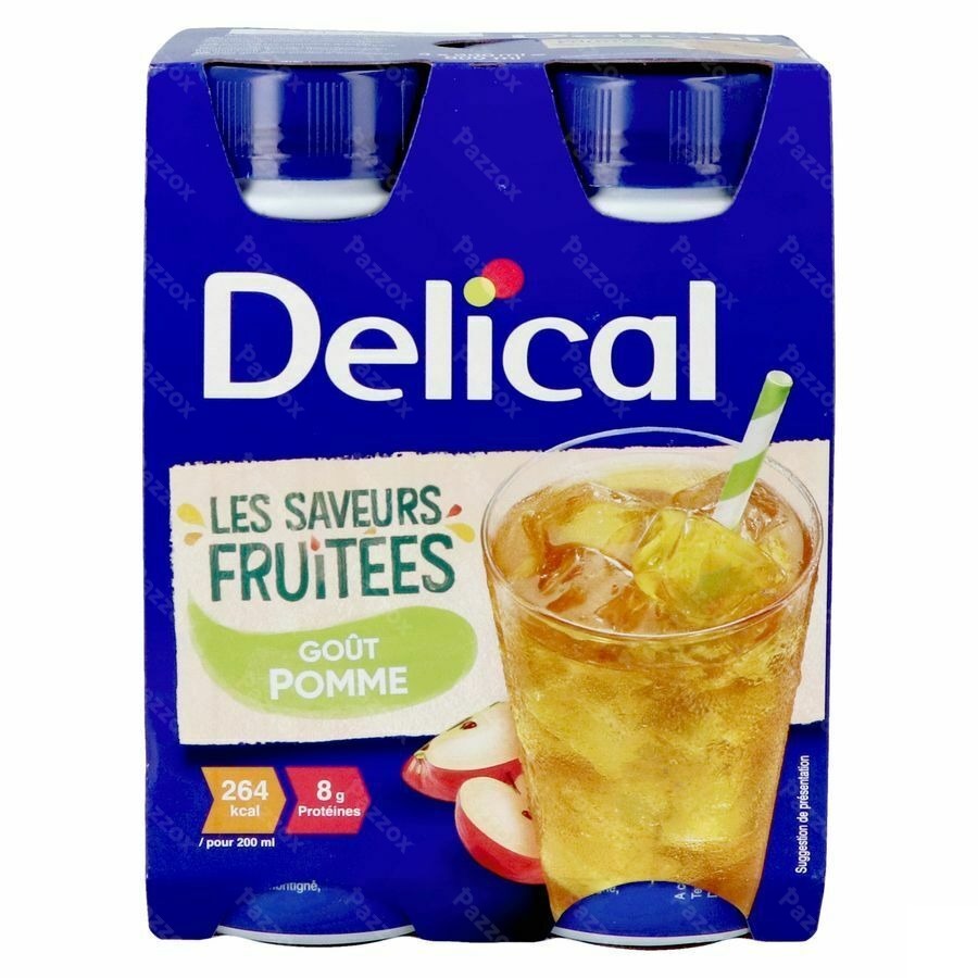 Delical Fruitdrink Appel 4x200ml