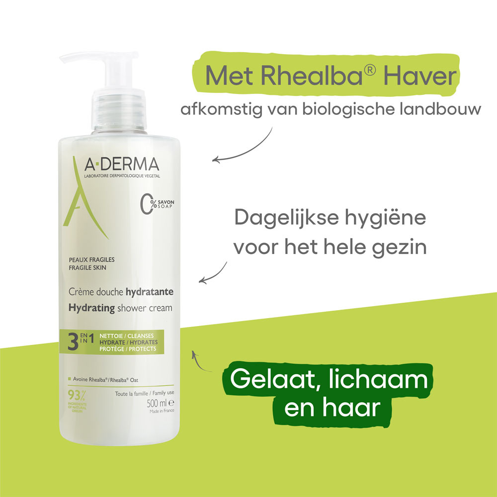 A-Derma Hydraterende Douchecrème 750ml