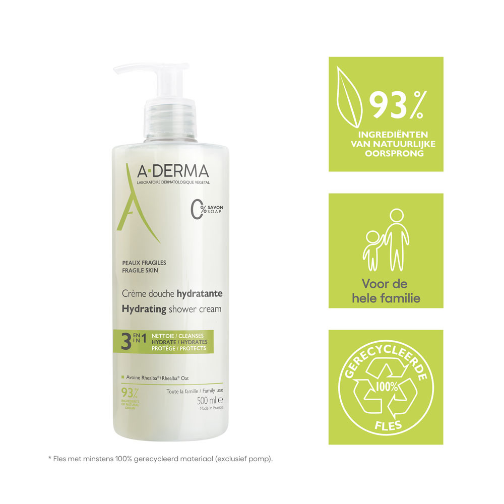 A-Derma Hydraterende Douchecrème 750ml